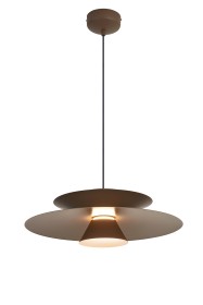 M9439  Estrella 50cm Round Pendant, 12W LED, 3000K, Triac Dimmable, Dark Coffee